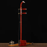 Chinese Erhu 2 Stringed Chinese Rosewood Violin Fiddle Instrument Chinese 2 Stringed Instrument with Learn DVD,Rosin, Hard Case, Clean Cloth, Bridge